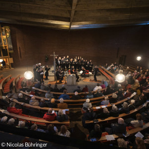 Sicht von der Empore während des Konzerts